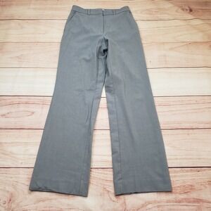 Nordstrom Rack Pants Womens 0 Gray Wide‎ Leg High Rise Dress Trousers RN58665